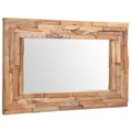 Produktbild: Dekorativer Spiegel Teak 90 X 60 Cm Rechteckig