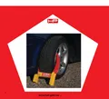 Produktbild: HP Autzubehör Parkkralle Stahl,pulv.L425xB285xH110mm 3,28kg rot/gelb SB Verpack