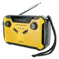 Produktbild: Schwaiger Schwaiger Outdoorradio UKW, AM, FM Handkurbel, Solarpanel, spritzwa Radio gelb|schwarz