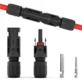 Produktbild: hb-digital 1 Paar Solarstecker 1000V PV Stecker IP68 für Solarkabel 4mm² oder 6mm²