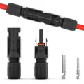 Produktbild: HB-DIGITAL Solarstecker für PV Anlagen MC4 kompatibel 1000V IP67 Solarkabel, Solarstecker, Kontaktmaterial: Kupfer, verzinnt
