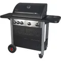 Produktbild: ACTIVA Gasgrill Toledo 500 mit Seitenbrenner Edelstahl Camping Gasgrillwagen