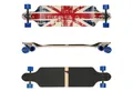 Produktbild: FunTomia Longboard Drop Down Ahornholz Longboard + T-Tool