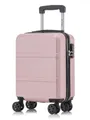 Produktbild: YONSLY Handgepäckkoffer Hartschalen-Reisekoffer Trolley Rollkoffer für Reisen von S bis XL, 4 Rollen, aus ABS und Aluminium, mit Zahlenschloss und weichem Gummigriff