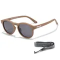 Produktbild: Maesy Kinder Sonnenbrille für Kleinkind und Baby - 1-3 Jahre - UV400 Polarisierter Schutz - Flexibler und Biegsamer Rahmen - Verstellbares Gummiband - Sichere und Bequeme Kindersonnenbrille - Bowi