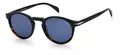 Produktbild: Brillen Sonnen- DB Eyewear By David Beckham 1036/S 37N (Ku) Schwarz Horn / Blau
