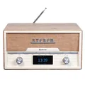 Produktbild: Denver MDA-525 Musikanalage-Radio, CD-Player, Bluetooth, hellbraun