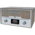 Produktbild: Denver MDA-525 Retro Anlage mit DAB+, Bluetooth & CD-Player - Weiß/Bronze