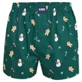 Produktbild: HAPPY SHORTS Boxer XMAS unterhose unterwäsche boxershort grün M