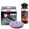 Produktbild: SONAX 1x 1 L PROFILINE EXCUT 05-05 POLIERMITTEL + HYBRIDWOLLPAD 143mm POLIEREN