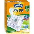 Produktbild: Swirl PH 99 EcoPor Staubsaugerbeutel für AEG, Electrolux, 4 Beutel, Weiß