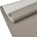 Produktbild: ANRO Kunstleder Lederimitat Lederstoff Polsterstoff Nappaprägung Texturiert Meterware Bezugsstoff Helltaupe 500x140cm (5m)