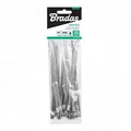 Produktbild: Bradas TS1446200 Kabelbinder, grau, 25 Stück, Kabelbinder, (grau, 1 Kopf), CE, PAHs, 20 cm, 4,6 mm, 25 Stück (s)