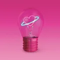 Produktbild: TISCHLAMPE IN GLÜHBIRNENFORM PLANET HEART VON LEGAMI NEU OVP