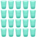 Produktbild: Engelland Becher Plastikbecher in modernen Neonfarben, Mehrweg, 20-tlg., Kunststoff, spülmaschinengeeignet, bruchfest, wiederverwendbar, 400 ml, 0,4 Liter grün 40 cl | 400 ml | Ø 9 cm x 9 cm x 11.5 cm
