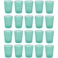 Produktbild: 20x Kunststoffbecher Grün Trinkbecher Party-Becher Plastikgläser Mehrweg 0,4l