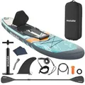 Produktbild: tectake Stand-Up, Türkis, Kunststoff, 77x0.23x288 cm, CE, Freizeit, Pools und Wasserspaß, Stand Up Paddle
