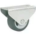 Produktbild: 1 Stück Dörner & Helmer Parkett-Bockrolle Ø30 mm grau Möbelrolle 791330 Möbel