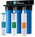 Produktbild: iSpring Wasserfilter WGB32BM 3-Stufen Hauswasserfilter mit Sediment-, Kohle- & Eisenfilter