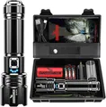 Produktbild: Shadowhawk Taschenlampe Led 500000 Lumen, Extrem Hell Taschenlampe USB Aufladbar