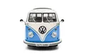 Produktbild: Solido VW Bulli T1 Samba 21 Windows Blau Weiß 1:18 Standmodell