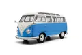 Produktbild: VW T1 Samba Bus 1962 blau weiß Modellauto 1:18 Solido