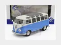 Produktbild: 1:18 SOLIDO Volkswagen T1 Samba Minibus 1962 Light Blue White SL1813401 Modellba