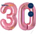 Produktbild: Folienballon 30 Jahre Rosa 40