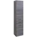 Produktbild: Carryhome Hochschrank, Anthrazit, Holzwerkstoff, 4 Fächer, 1 Schubladen, 40x180x35 cm, Badezimmer, Badezimmerschränke, Hochschränke