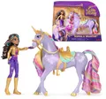 Produktbild: Unicorn Academy Sophia und Einhorn Wildstar Set - ca. 12 cm große Originalfiguren zur beliebten Netflix Serie mit zwei Accessoires und Haarbürste für fantasievolles Rollenspiel, für Kinder ab 4 Jahren