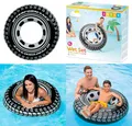 Produktbild: Intex Schwimmreifen Monster Truck 114 cm XXL Autoreifen Schwimmring Luftmatratze