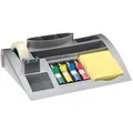 Produktbild: 3M Post-it Tisch-Organizer C50, 256 mm x 68 mm x 166 mm, silber, Post-it Notes 654, 1 Organizer