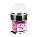 Produktbild: Zuckerwattemaschine - 52 cm - 1200 W - Spuckschutz - pink - Royal Catering RCZK-1200E