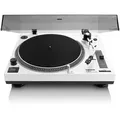 Produktbild: Lenco L-3810WH Plattenspieler (Direktantrieb, USB, MP3 Umwandlung, 33/45 U/min inkl. Stereo-Vorverstärker in Weiß) weiß
