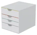 Produktbild: DURABLE Schubladenbox Durable VARICOLOR MIX 4 - 7624 762427 Schubladenbox Grau DIN A4, DIN C
