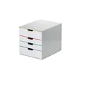 Produktbild: DURABLE Schubladenbox VARICOLOR MIX 4 762427 4Schübe gr/fb