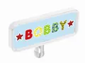 Produktbild: BIG Outdoor Spielzeug Nummernschild Bobby Car My-Own-Plate weiß 800056486