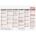 Produktbild: BRUNNEN Tafelkalender 2026 | A6 quer