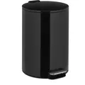 Produktbild: Relaxdays Treteimer 12 Liter Schwarz,Silber