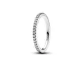 Produktbild: Pandora Silberring 192999C01 Band-Ring Damen Funkelnder Zirkonia Sterling-Silber Gr. 60