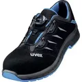 Produktbild: Uvex - 6938 6938245 Sicherheitshalbschuh S1p Schuhgröße (eu): 45 Schwarz/blau 1 Paar