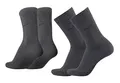 Produktbild: bugatti Herren Socken 4er Pack uni basic Farben rot, indigo melange, Size:39-42, Farben:anthracite