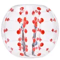 Produktbild: VEVOR 1,2m Bumper Ball Bubble Soccer Zorb Aufblasbarer Stoßball Rote Punkte