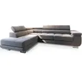 Produktbild: Masseno Ecksofa, Hellgrau, Holzwerkstoff, 5-Sitzer, L-Form,L-Form, 275x202 cm, Wohnzimmer, Sofas & Couches, Wohnlandschaften, Ecksofas