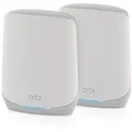 Produktbild: Orbi WiFi6 Tri-Band Mesh System 2er Set, Mesh Router weiß