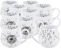 Produktbild: 10er SET KÖNITZ 1111431775 Kuschelbecher 400 ml Music Dandelion, Porzellan / ...