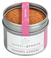 Produktbild: Zauber der Gewürze Pommes Gewürz - Würzsalz für Pommes und viele weitere Kartoffel-Gerichte, Pommes Frites Salz in Spitzen-Qualität in wiederverschließbarer Aroma-Dose, 100 g