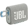 Produktbild: JBL Go 3 Eco Bluetooth Lautsprecher Wei Wasserdicht 5H Akku Tragbar - Blau/Weiß