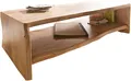 Produktbild: DELIFE Couchtisch Live-Edge, Akazie Natur 130x60 cm Baumkante Baumtisch