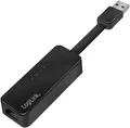 Produktbild: LogiLink UA0184 USB3.0 > RJ45 Gigabit-Netzwerkadapter Schwarz
